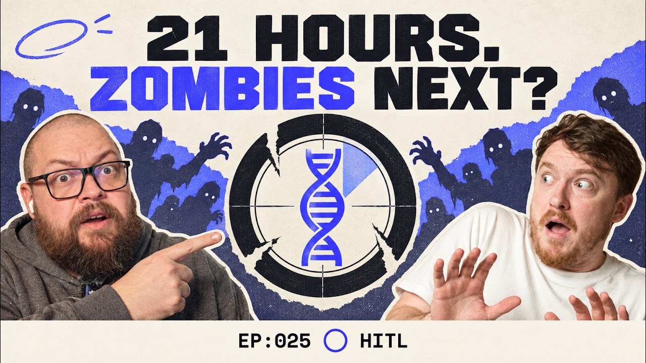 Human in the Loop Episode 25 thumbnail: Anthropic’s in Its Mad Scientist Era. I’ve Seen This Zombie Movie Before